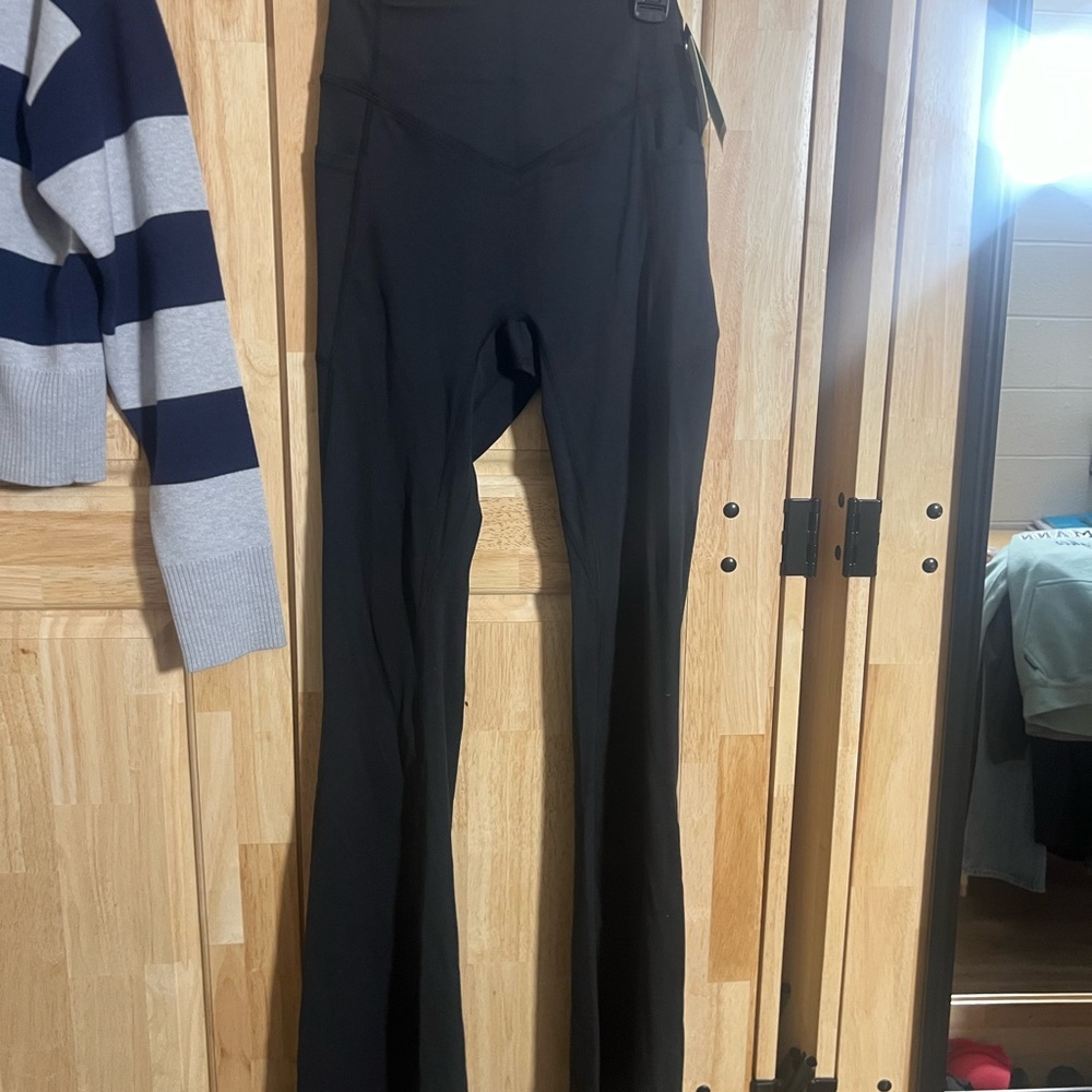 Black Halara Ultrasculpt Bootcut Pants Small Tall